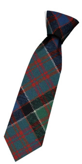 Boys Pure Wool Tie Woven Scotland - MacDonald of Clanranald Ancient Tartan