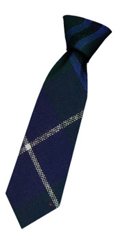 Boys Pure Wool Tie Woven Scotland - Douglas Modern Tartan