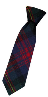 Boys Pure Wool Tie Woven Scotland - Logan and MacLennan Modern Tartan