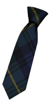 Boys Pure Wool Tie Woven Scotland - Gordon Modern Tartan