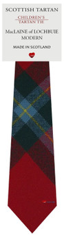 Boys Pure Wool Tie Woven Scotland - MacLaine of Lochbuie Modern Tartan