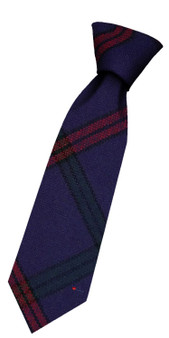 Boys Pure Wool Tie Woven Scotland - Montgomerie Modern Tartan