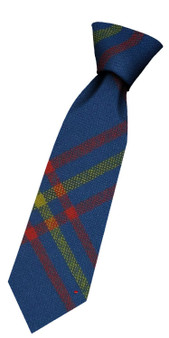 Boys Pure Wool Tie Woven Scotland - MacLaine of Lochbuie Ancient Tartan