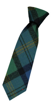 Boys Pure Wool Tie Woven Scotland - Gordon Old Ancient Tartan