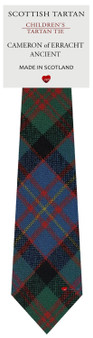Boys Pure Wool Tie Woven Scotland - Cameron of Erracht Ancient Tartan