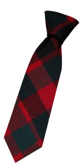 Boys Pure Wool Tie Woven Scotland - Gow Modern Tartan