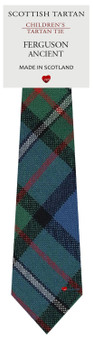 Boys Pure Wool Tie Woven Scotland - Ferguson Ancient Tartan