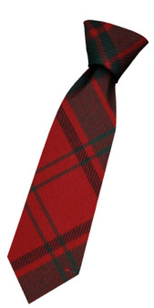 Boys Pure Wool Tie Woven Scotland - Maxwell Modern Tartan