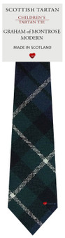 Boys Pure Wool Tie Woven Scotland - Graham of Montrose Modern Tartan