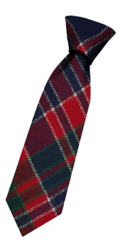 Boys Pure Wool Tie Woven Scotland - MacDonald of Boisdale Modern Tartan