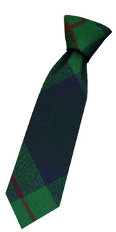 Boys Pure Wool Tie Woven Scotland - Cranston Modern Tartan