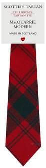 Boys Pure Wool Tie Woven Scotland - MacQuarrie Modern Tartan
