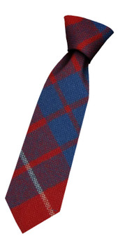 Boys Pure Wool Tie Woven Scotland - Hamilton Ancient Tartan