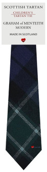Boys Pure Wool Tie Woven Scotland - Graham of Menteith Modern Tartan