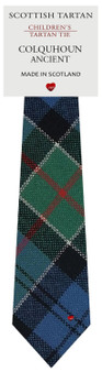 Boys Pure Wool Tie Woven Scotland - Colquhoun Ancient Tartan