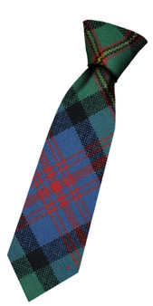 Boys Pure Wool Tie Woven Scotland - Logan and MacLennan Ancient Tartan