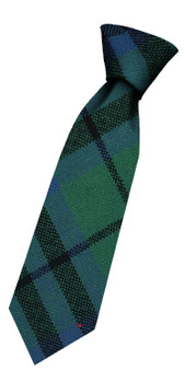 Boys Pure Wool Tie Woven Scotland - Marshall Ancient Tartan