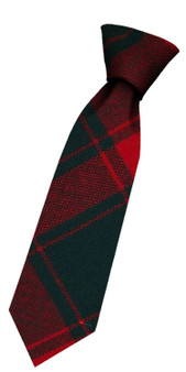 Boys Pure Wool Tie Woven Scotland - Middleton Modern Tartan