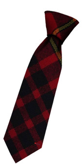 Boys Pure Wool Tie Woven Scotland - MacDonald of Ardnamuchan Modern Tartan