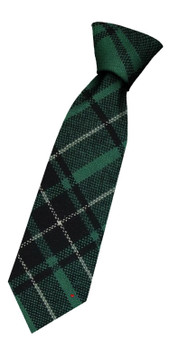 Boys Pure Wool Tie Woven Scotland - MacLean Hunting Ancient Tartan