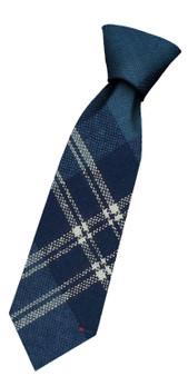 Boys Pure Wool Tie Woven Scotland - Earl of St Andrews Modern Tartan