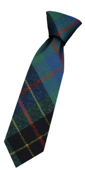 Boys Pure Wool Tie Woven Scotland - Brodie Hunting Ancient Tartan