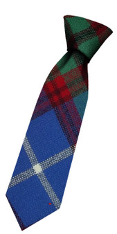Boys Pure Wool Tie Woven Scotland - Edinburgh City Tartan