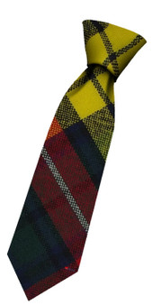 Boys Pure Wool Tie Woven Scotland - Buchanan Modern Tartan