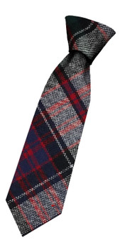 Boys Pure Wool Tie Woven Scotland - MacDonald Dress Modern Tartan