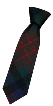 Boys Pure Wool Tie Woven Scotland - MacDuff Hunting Modern Tartan