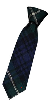 Boys Pure Wool Tie Woven Scotland - MacKenzie Modern Tartan