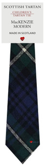 Boys Pure Wool Tie Woven Scotland - MacKenzie Modern Tartan