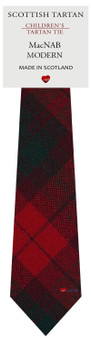 Boys Pure Wool Tie Woven Scotland - MacNab Modern Tartan