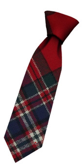 Boys Pure Wool Tie Woven Scotland - MacFarlane Modern Tartan