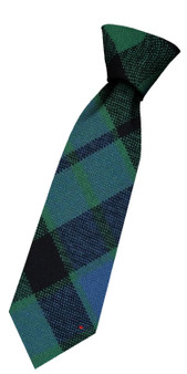 Boys Pure Wool Tie Woven Scotland - MacKay Ancient Tartan