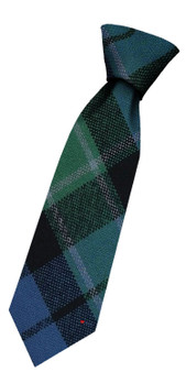 Boys Pure Wool Tie Woven Scotland - Graham of Menteith Ancient Tartan