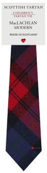 Boys Pure Wool Tie Woven Scotland - MacLachlan Modern Tartan