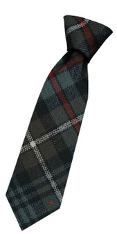 Boys Pure Wool Tie Woven Scotland - MacKenzie Weathered Tartan