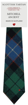 Boys Pure Wool Tie Woven Scotland - Mitchell Ancient Tartan