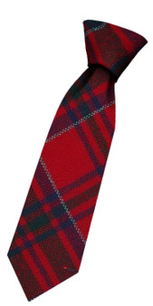 Boys Pure Wool Tie Woven Scotland - MacKillop Modern Tartan