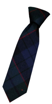 Boys Pure Wool Tie Woven Scotland - Fletcher Modern Tartan