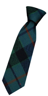 Boys Pure Wool Tie Woven Scotland - Morrison Ancient Tartan