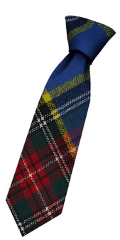 Boys Pure Wool Tie Woven Scotland - MacBeth Modern Tartan