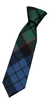 Boys Pure Wool Tie Woven Scotland - Fletcher Ancient Tartan