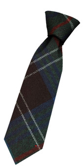 Boys Pure Wool Tie Woven Scotland - Chisholm Hunting Ancient Tartan