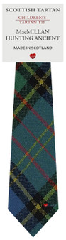 Boys Pure Wool Tie Woven Scotland - MacMillan Hunting Ancient Tartan