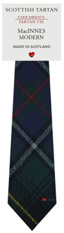 Boys Pure Wool Tie Woven Scotland - MacInnes Modern Tartan