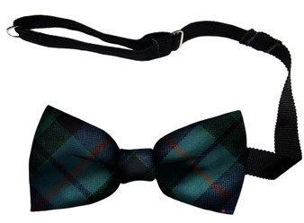 Morrison Ancient Tartan Men's Bow Tie Pure Wool Elastic Fastening