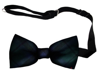 Marshall Modern Tartan Men's Bow Tie Pure Wool Elastic Fastening