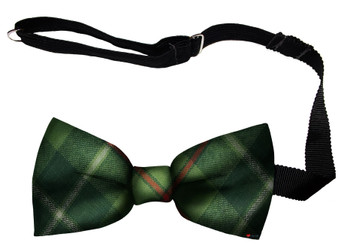 Galloway Hunting Modern Tartan Men's Bow Tie Pure Wool Elastic Fastening